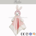27*27cm plush doudou for baby with special teddy bear in rabbit bunny hat